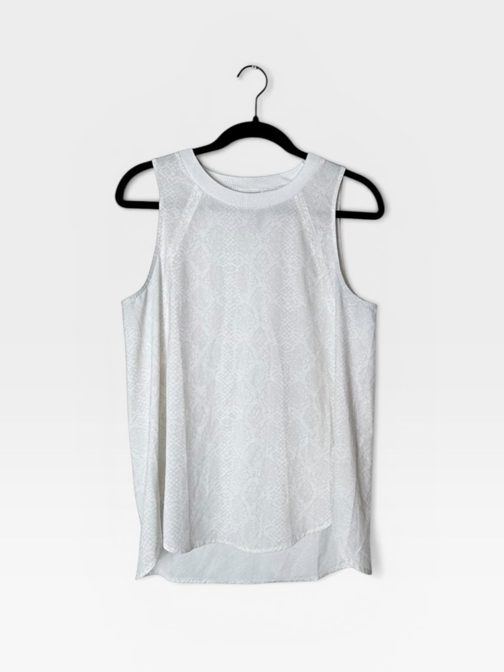 Athleta Zephyr Print high neck and featherweight stretch tank top (A)‎